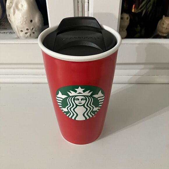 Starbucks 2016 Res Starbucks Travel Mug with lid - Picture 1 of 10